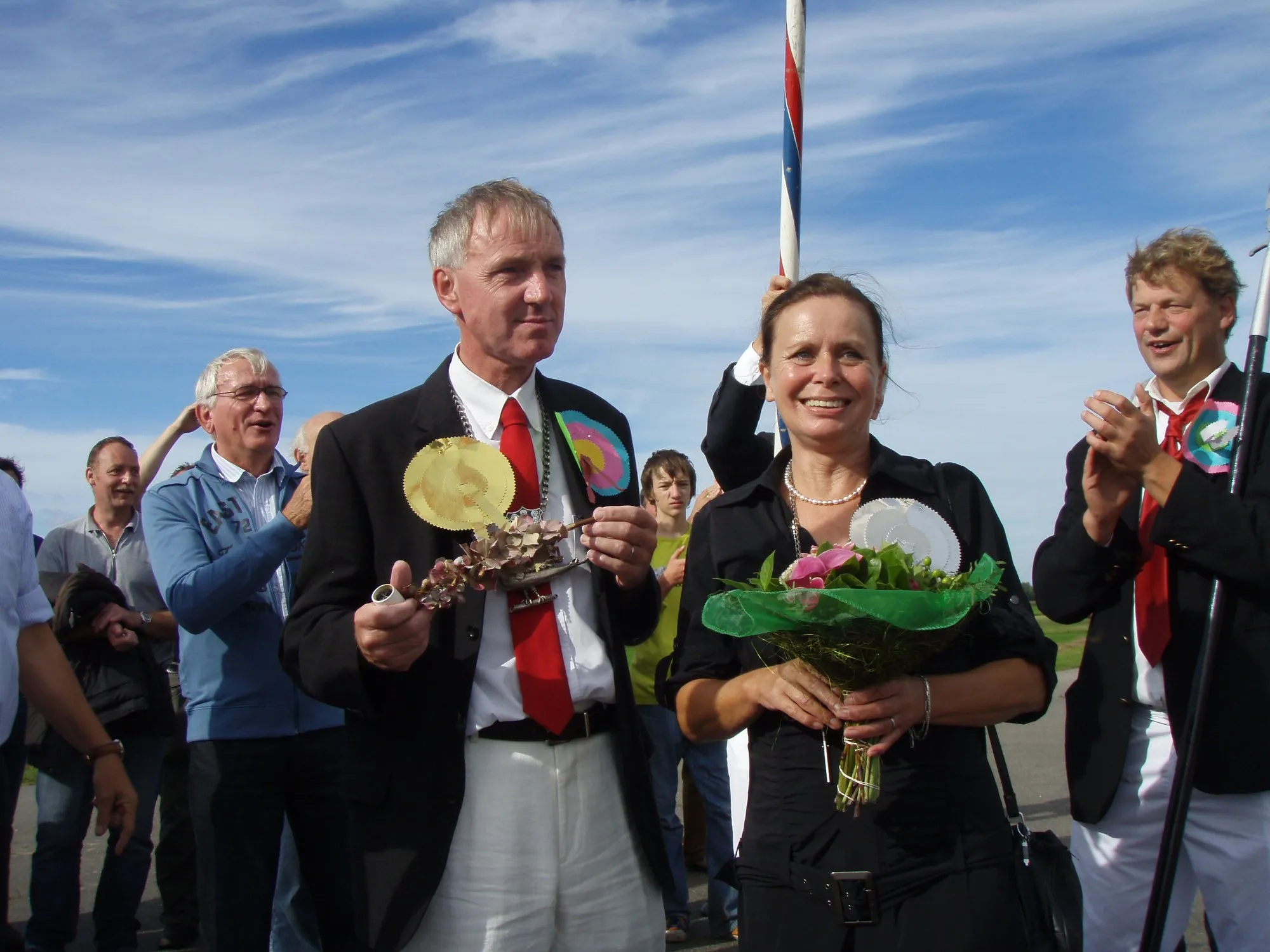 In de 5e ronde in het 213e schot werd Ruud Engelaar koning van Bronkhorst 2007